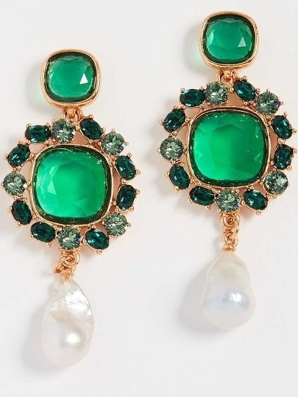 Oscar De La Renta Crystal earrings